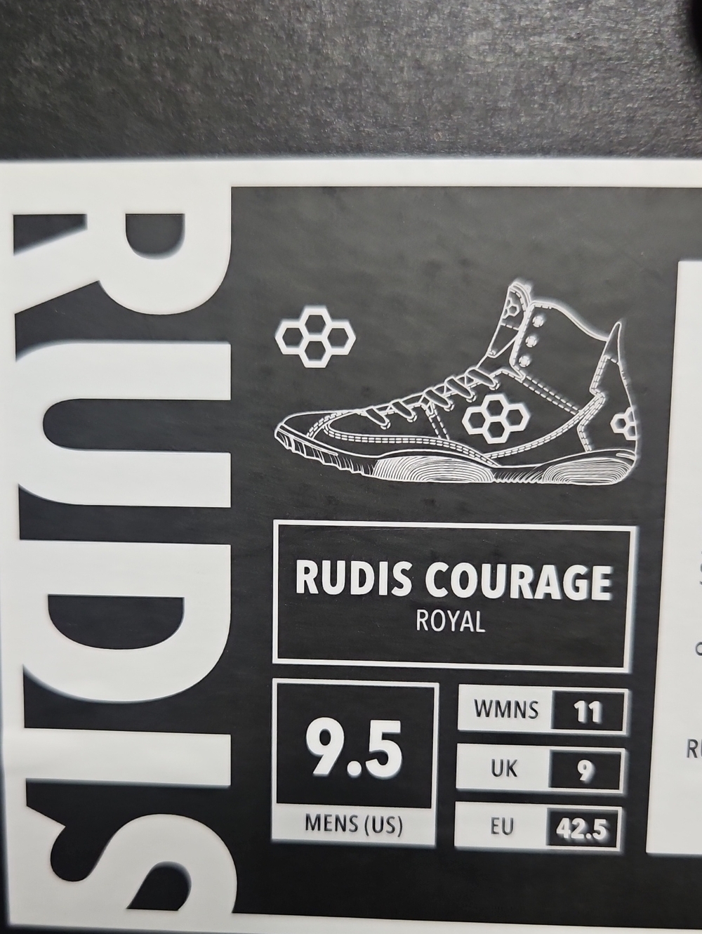 RUDIS Courage Wrestling Shoes: BLUE: NEW IN BOX: MENS 9.5 WOMENS 11 - Picture 5 of 5
